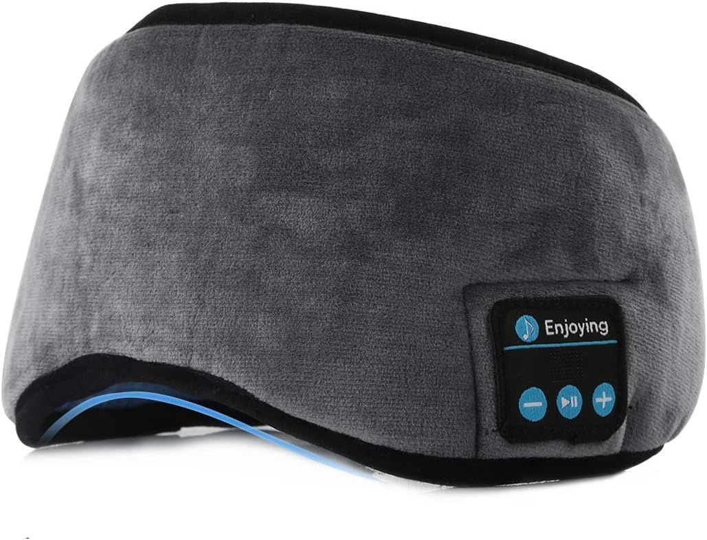 Magic Sleep Mask – Bluetooth eye mask with built-in speakers and microphone, allowing you to enjoy hands-free music while you sleep.