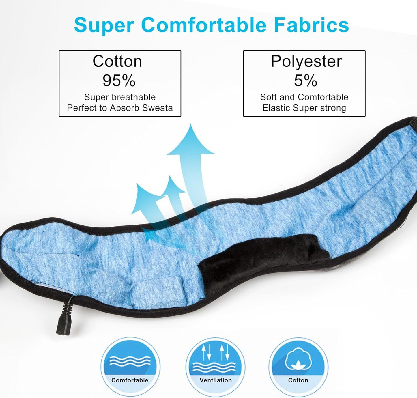 قناع النوم بلوتوث قناع العين اللاسلكي الموسيقي