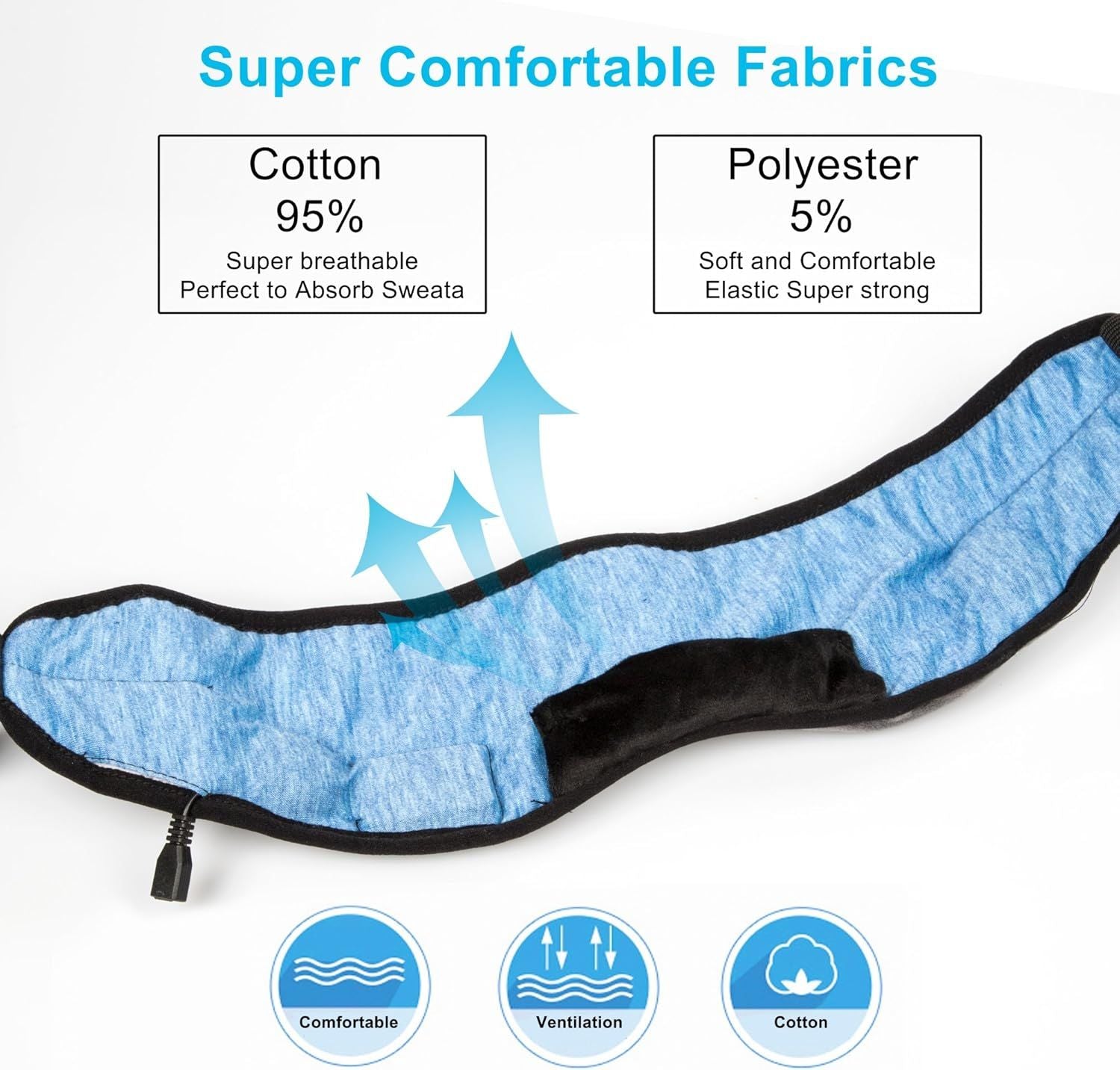 Magic Sleep Mask – Bluetooth eye mask with built-in speakers and microphone, allowing you to enjoy hands-free music while you sleep.